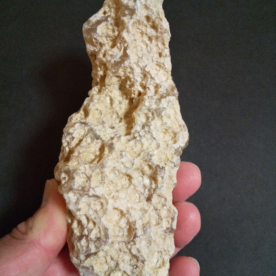 オレンジの縞瑪瑙 茨城県玉川産 carnelian 匿名配送送料込み 石ころ