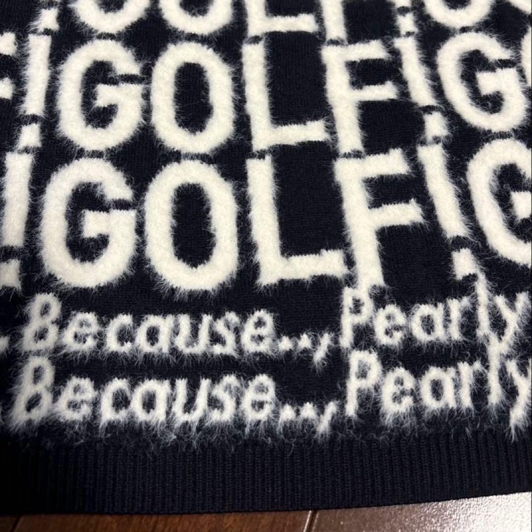 パーリーゲイツ GOLF柄ジャガード織スカートサイズ1