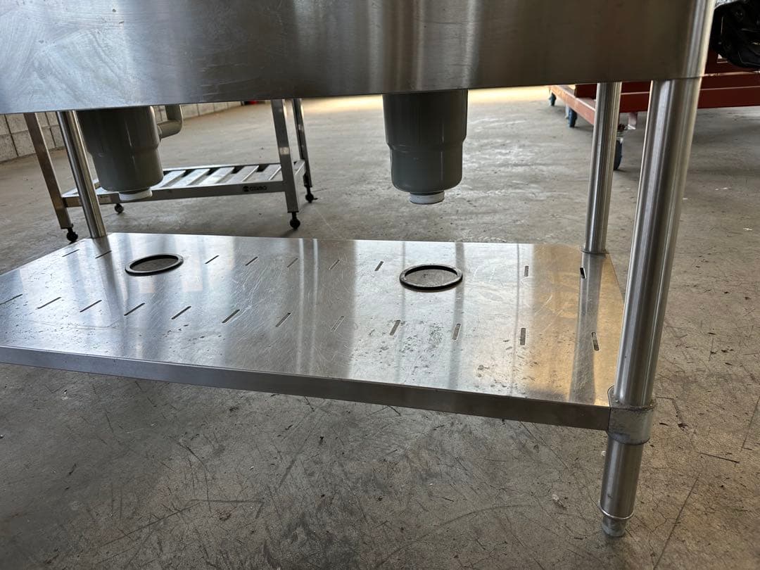 業務用 2槽シンク 流し台 ステンレス シンク 1200×600 茨城県引取歓迎