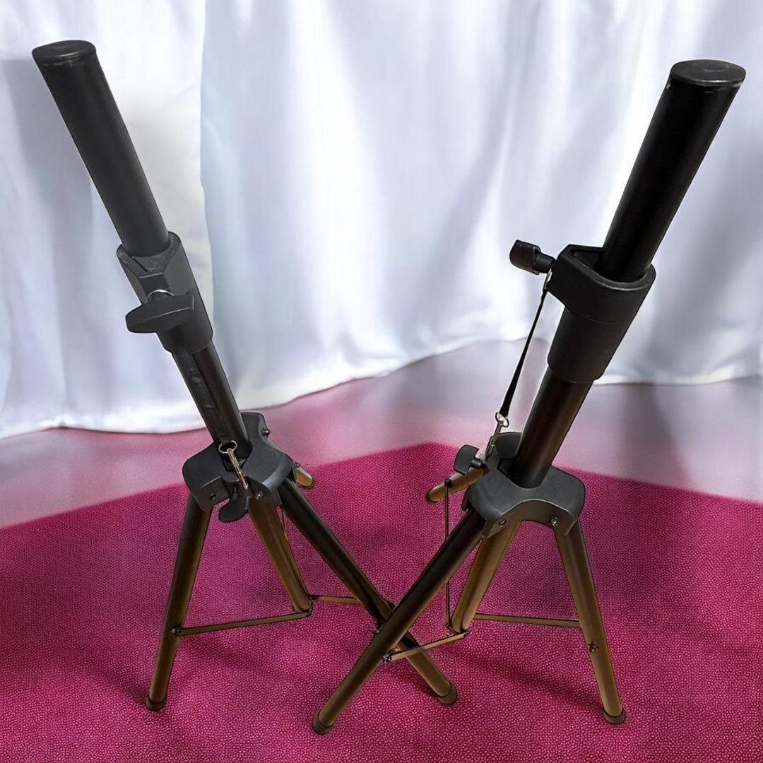☆送料無料 美品 三脚 スピーカースタンド 2本 PAスピーカー