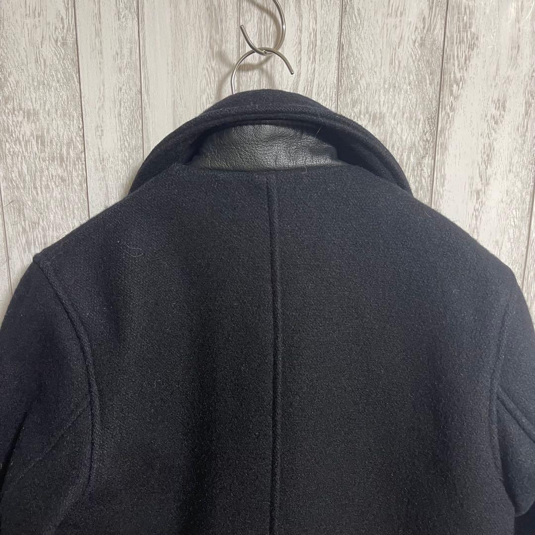 ぽんすけSchott 769 ウールPコート フロントジップ米国製