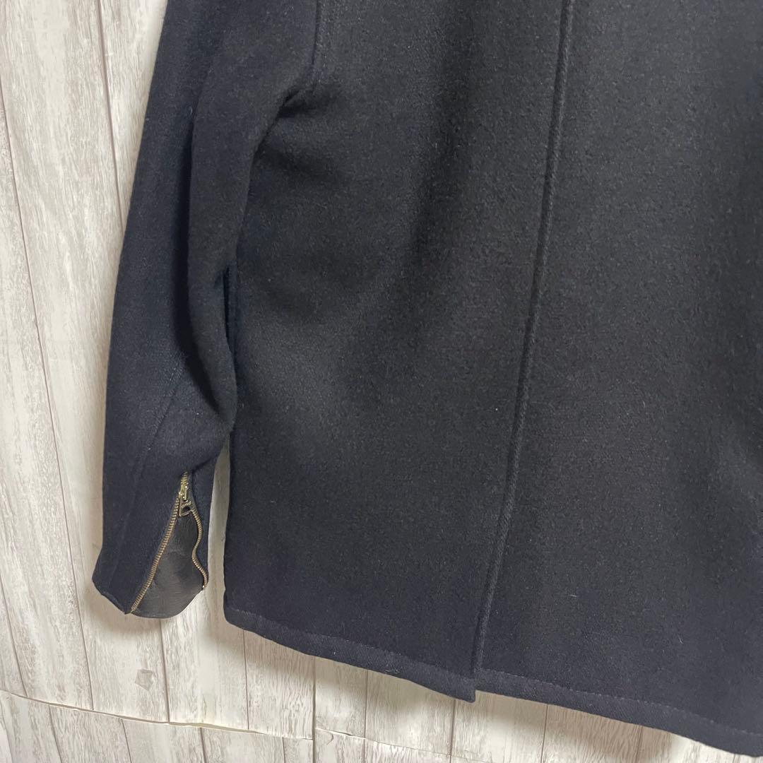 ぽんすけSchott 769 ウールPコート フロントジップ米国製