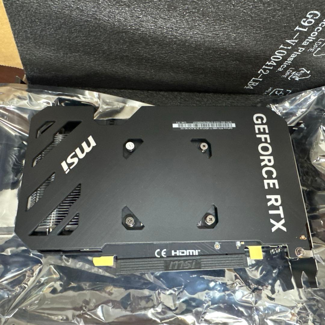 グラフィックボード・グラボ・ビデオカード GeForce RTX 4060ti 8gb VENTUS 2X BLACK