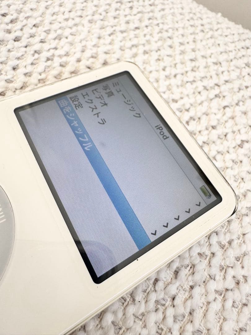 極美品 iPod Classic 5世代 MJ003 30GB新品バッテリー