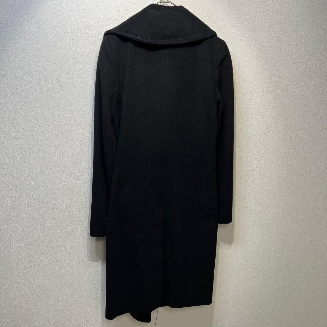 希少 GUCCI トムフォード期 GG総柄 カシミヤ ノーカラー ウールコート