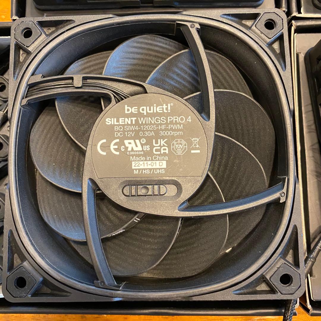 be quiet! SILENT WINGS PRO4 120mm PWM 4個