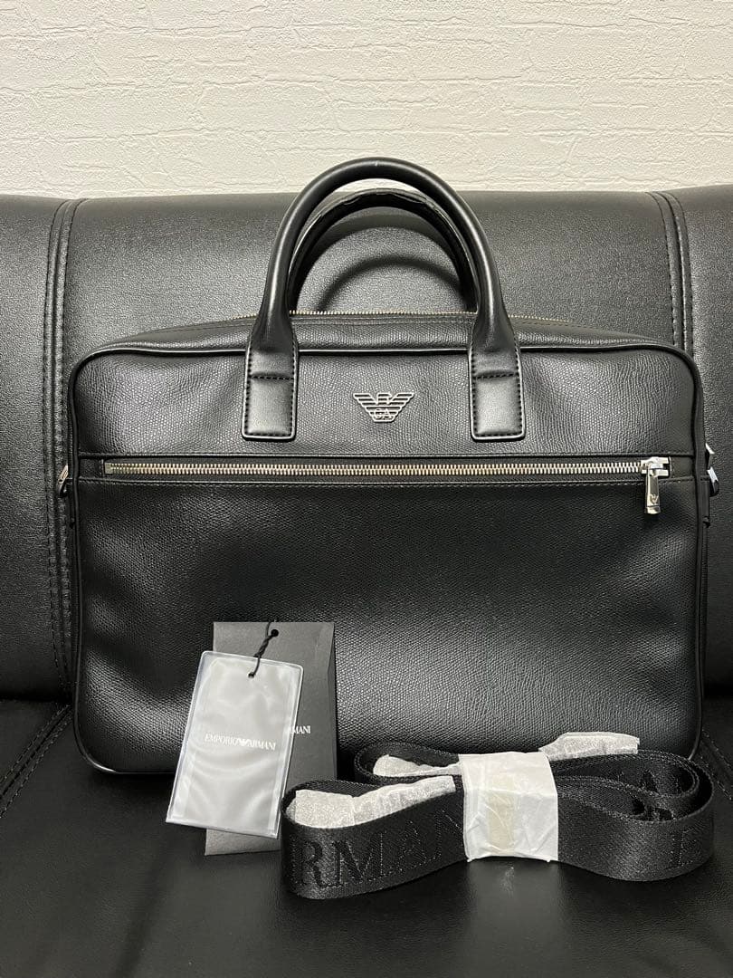 EMPORIO ARMANI ビジネスバッグ ショルダーバッグ　2way 男女