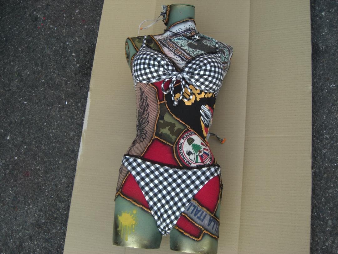 上半身等身大マネキン カスタムトルソー オブジェディスプレイ アート 水着