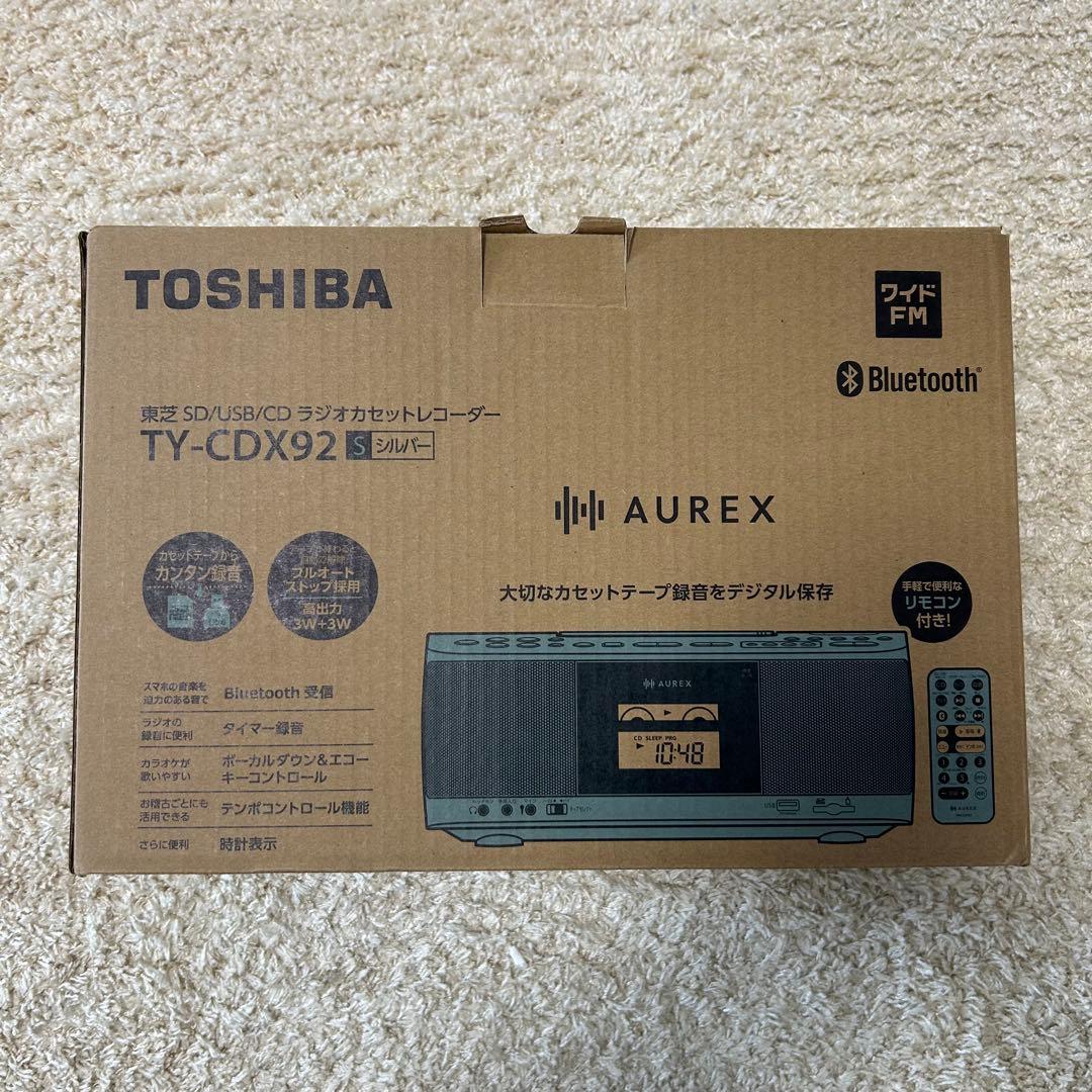 ほぼ未使用品！ TOSHIBA TY-CDX92 Bluetooth ラジカセ