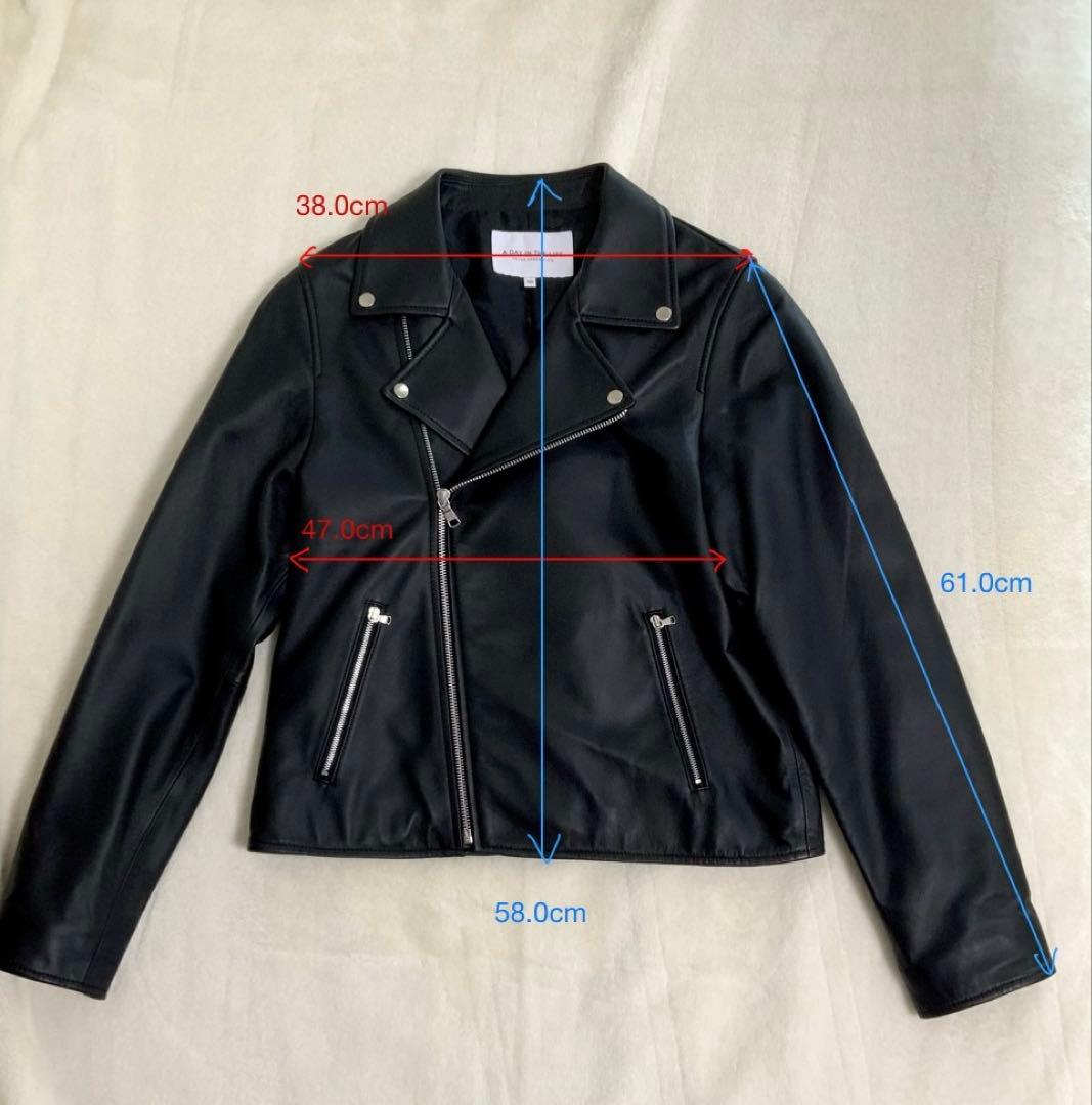 新品未使用　ユナイテッドアローズ　ライダース　本革　レディース　40 L