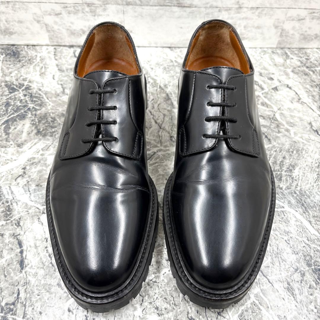 美品 コモンプロジェクト ダービーシューズ 革靴 39 ブラック カーフレザー