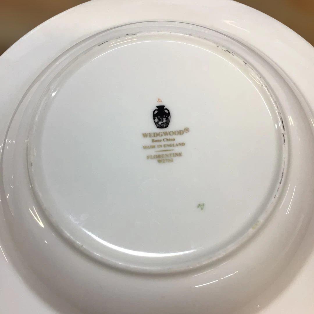 ウェッジウッド フロレンティーン ターコイズ スープ皿 6枚セット USED