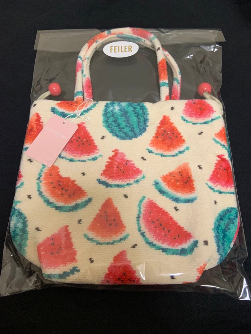 フェイラー スイカ ドット 巾着バッグ