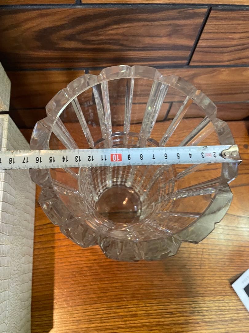 Kagami crystals クリスタル花瓶　大型　重さ約5.2kg 高級