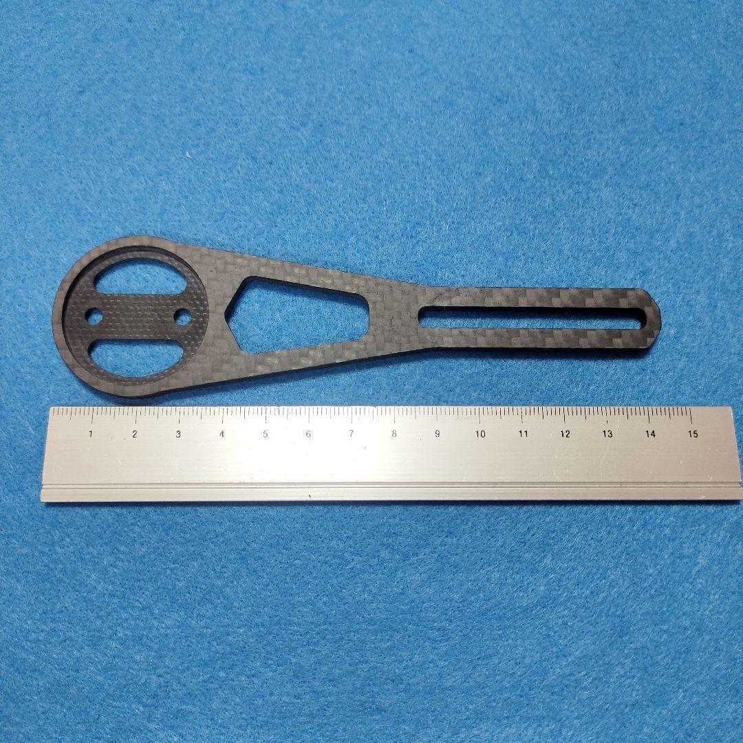 一体型エアロカーボンハンドル + チタンボルト + サイコン