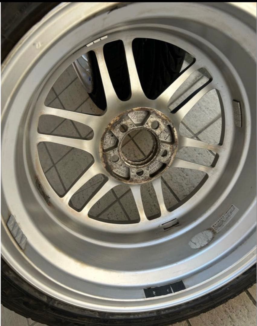 S*S様 エンケイ　rpf1 17インチ7.5j pcd100 5穴　5h イン