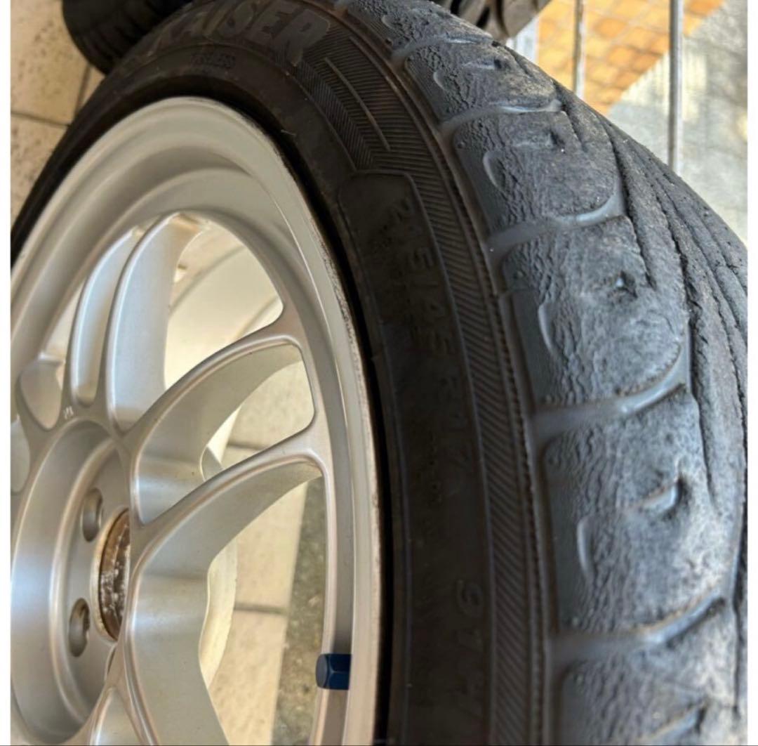 S*S様 エンケイ　rpf1 17インチ7.5j pcd100 5穴　5h イン