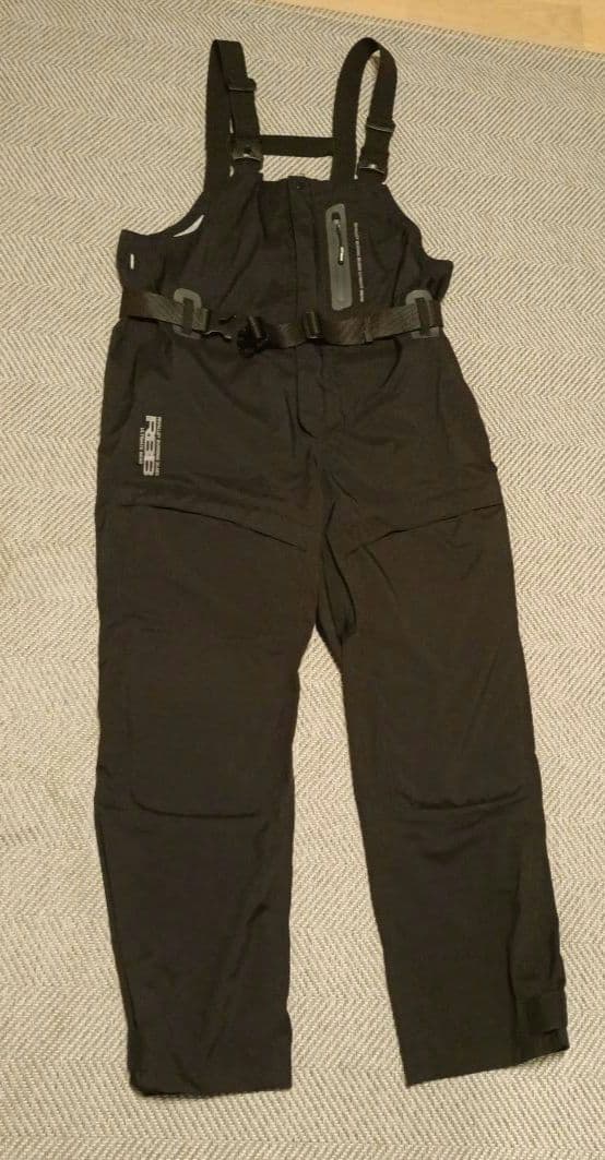 リバレイ レインウェア 7664 RBB タイドゲームサロペット ブラック L