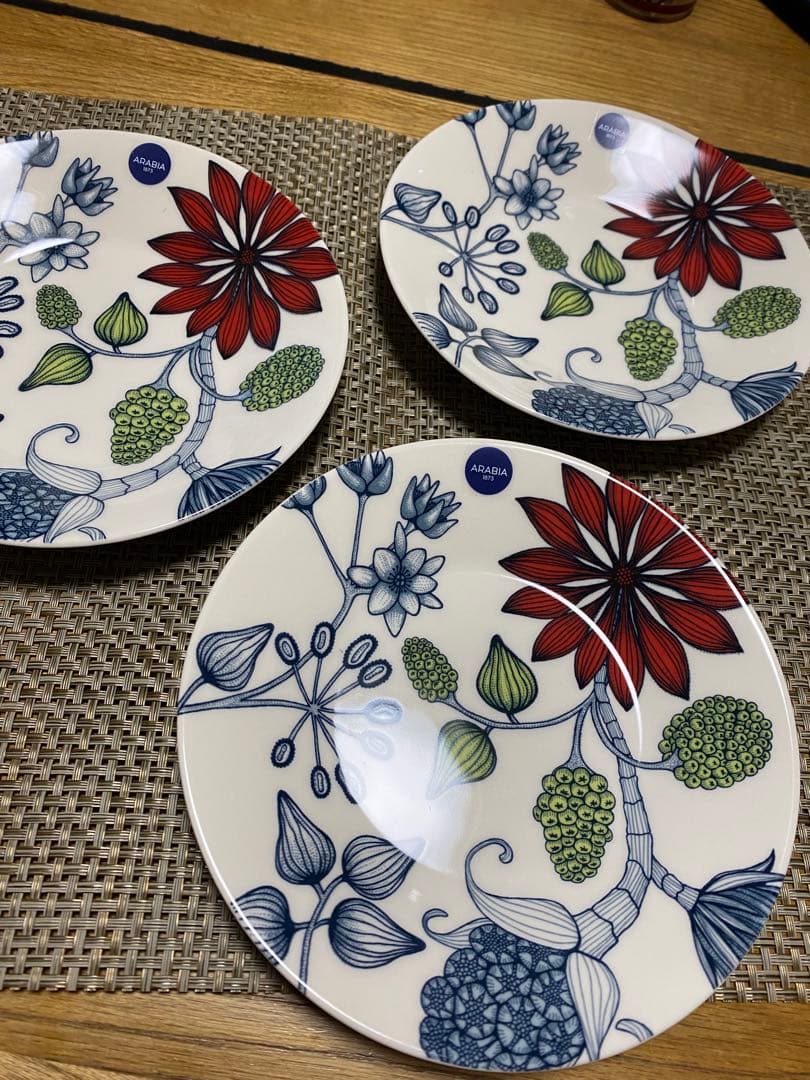 アラビア ルノ サマーレイ プレート 16.5cm ソーサー ARABIA