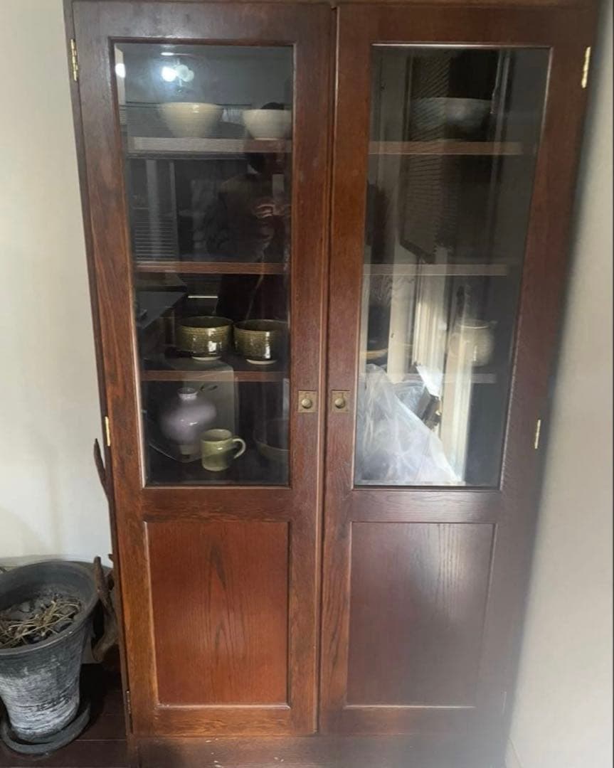 希少！Karf Library ガラス扉　キャビネット★ ビンテージ