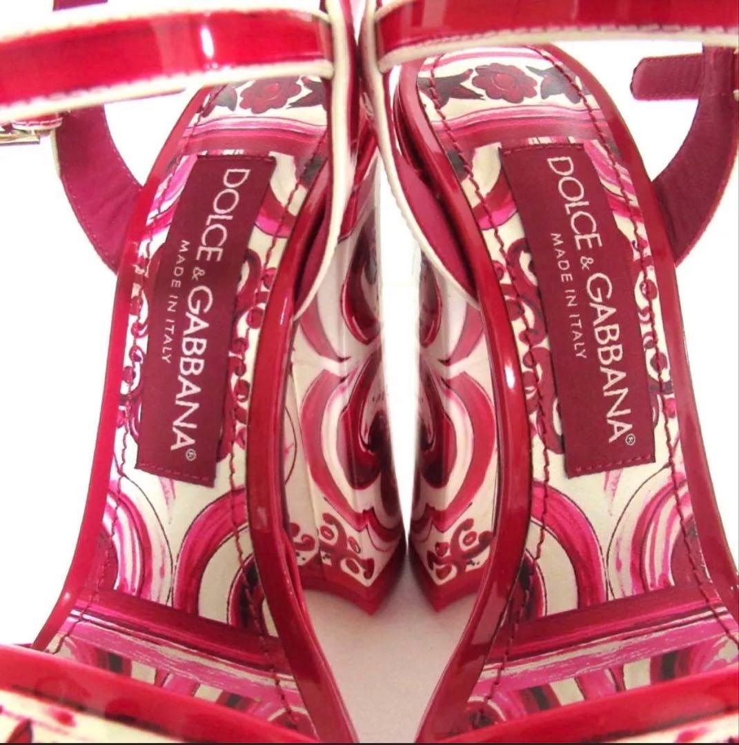 ドルチェ&ガッバーナ　マヨリカ柄 サンダル　35