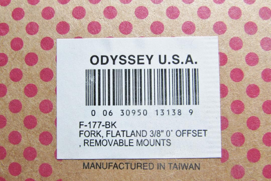 BMX フォーク / フラット ODYSSEY FlatClassic Fork