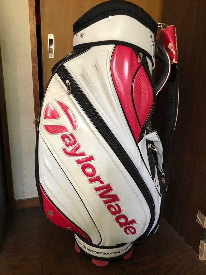 TaylorMade キャディバッグ ホワイト/レッド値下げしましました。