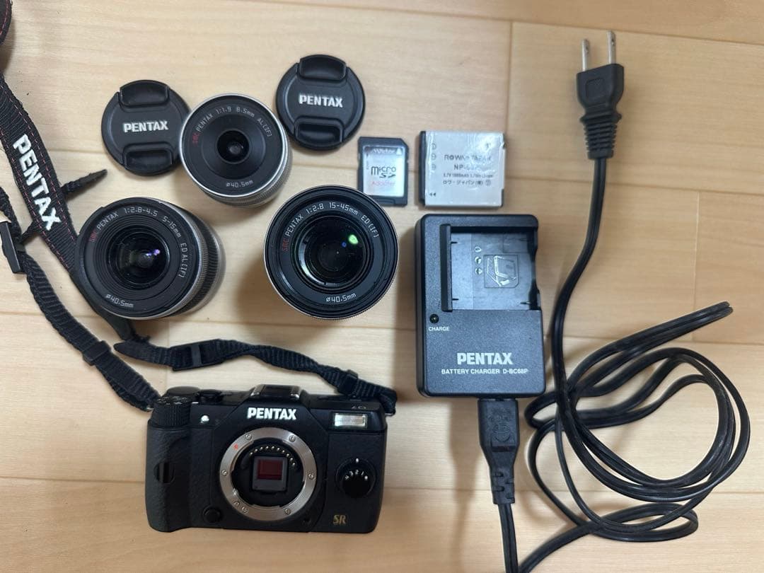 【動作確認済み】 PENTAX Q7 デジタル一眼レフ 3レンズ付き