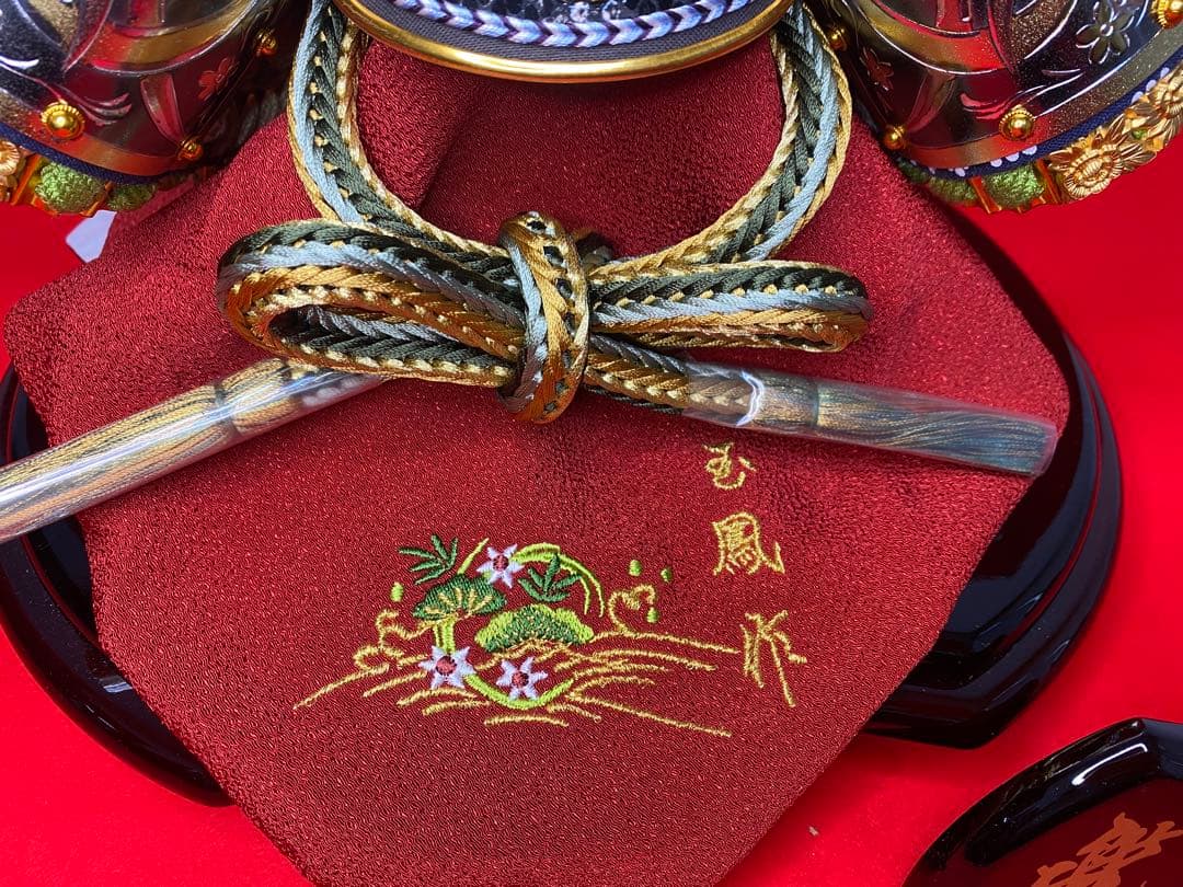 東京久月　五月人形　伊達政宗　兜飾り・甲冑師：玉鳳　作