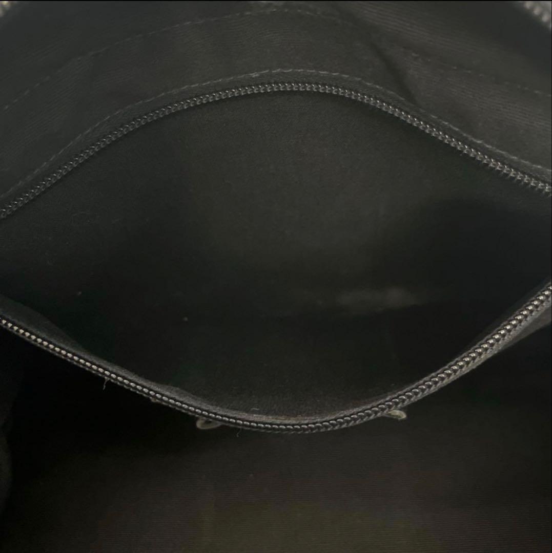 希少　イルビゾンテ　ハンドバッグ　ミニボストン　レザー　キャンバス　ブラック