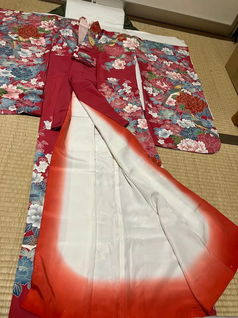 正絹　四つ身　七五三　祝い着