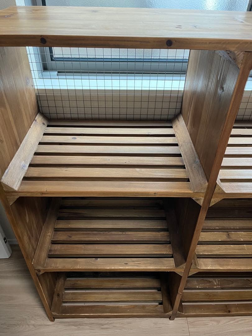 【美品】CRASH GATE クラッシュゲート アネットⅡ シェルフ 関家具