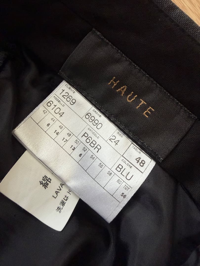 HAUTE オート スーツ セットアップ