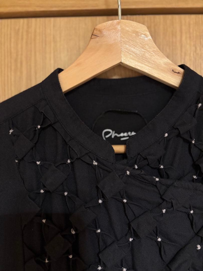 Pheeta シャツ ブラウス　黒