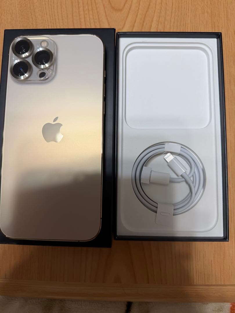 美品iPhone13ProMax 128GB 【ゴールド】SIMフリー