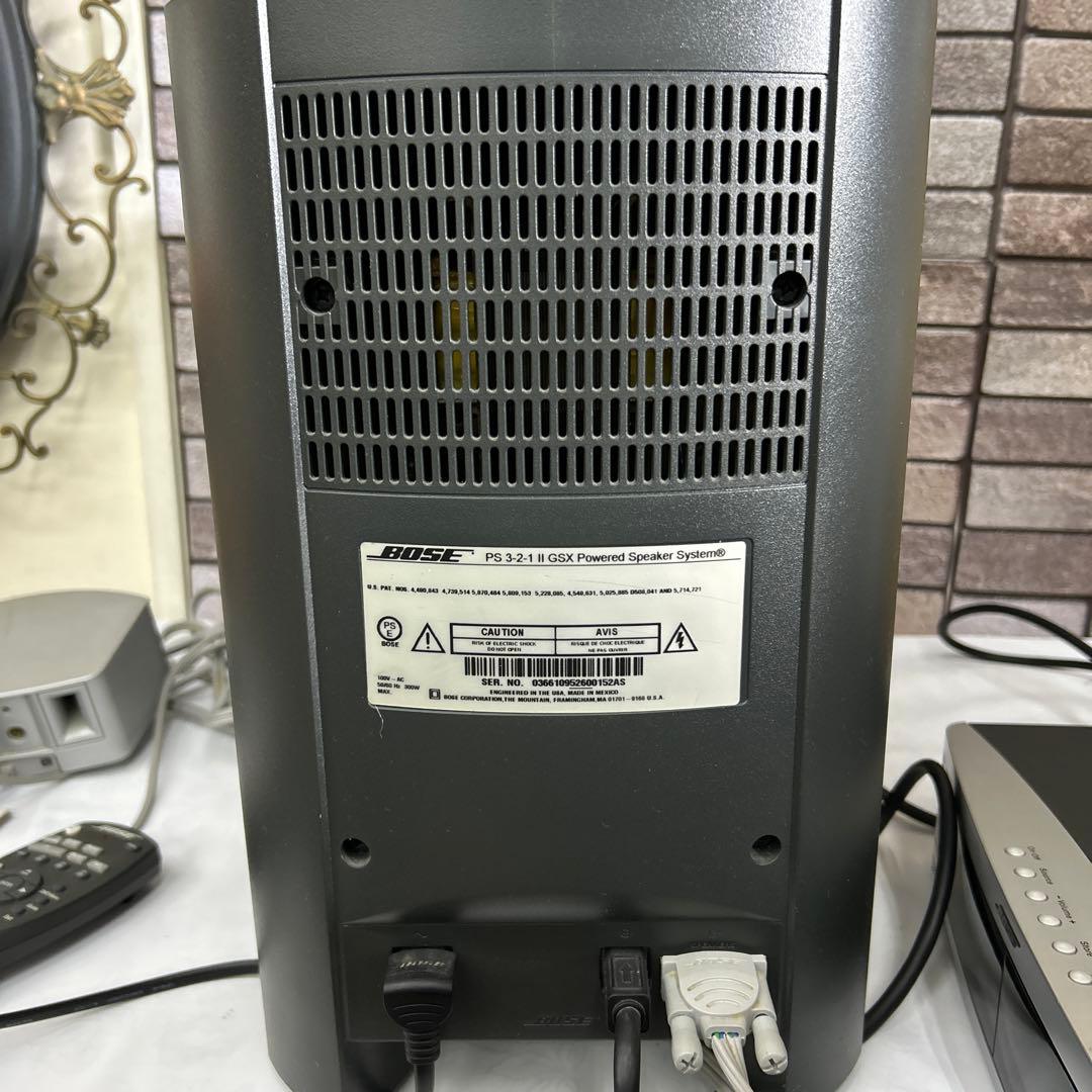 BOSE 3 2 1 II GSX ホームシアターシステム