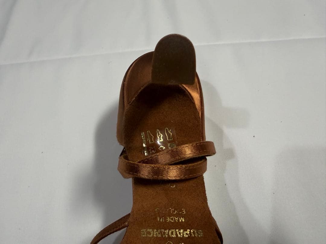 スーパダンスシューズ 1403 ダークタンサテン