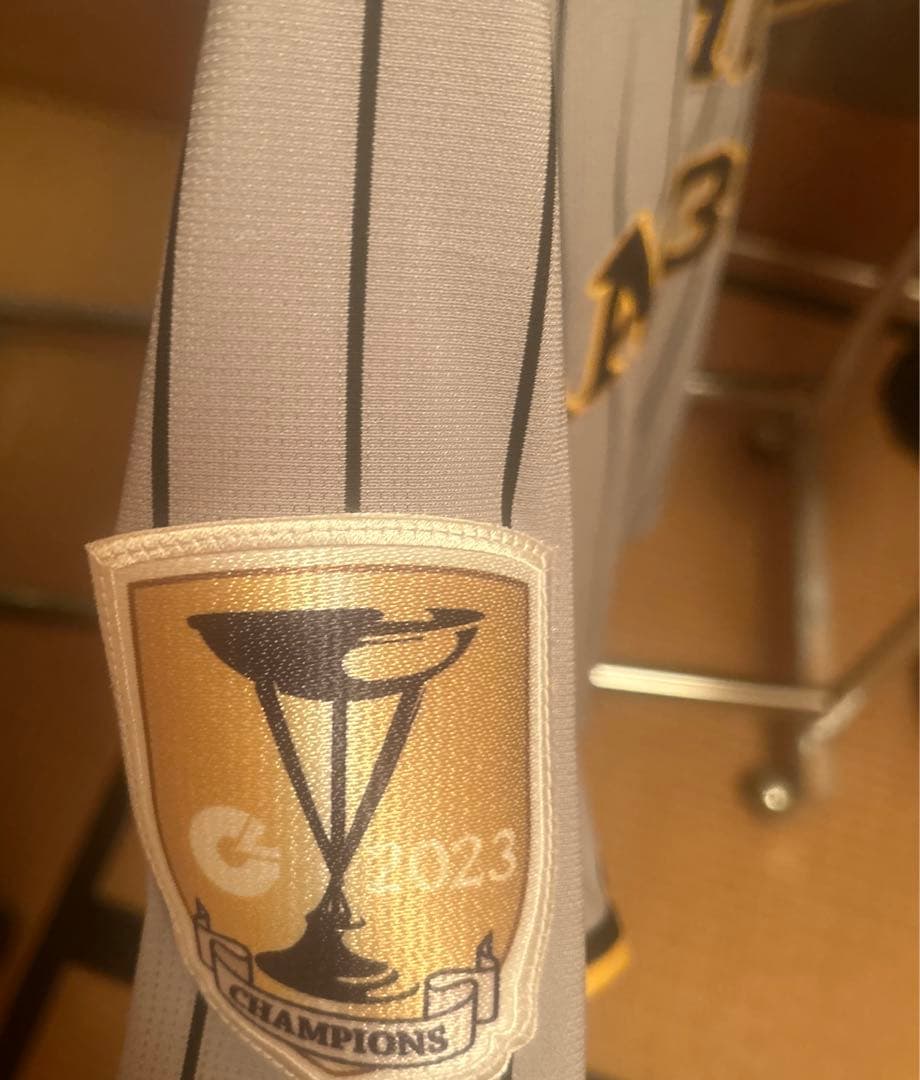 阪神タイガース チャンピオン・エンブレム付ユニフォーム 才木 浩人