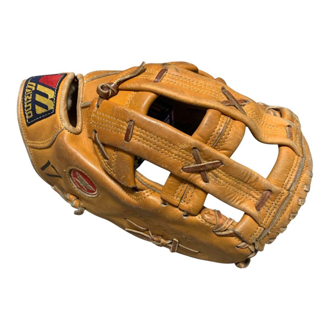 ヴィンテージグラブ ミズノ MIZUNO 赤カップ 硬式用 右投 外野・一塁用
