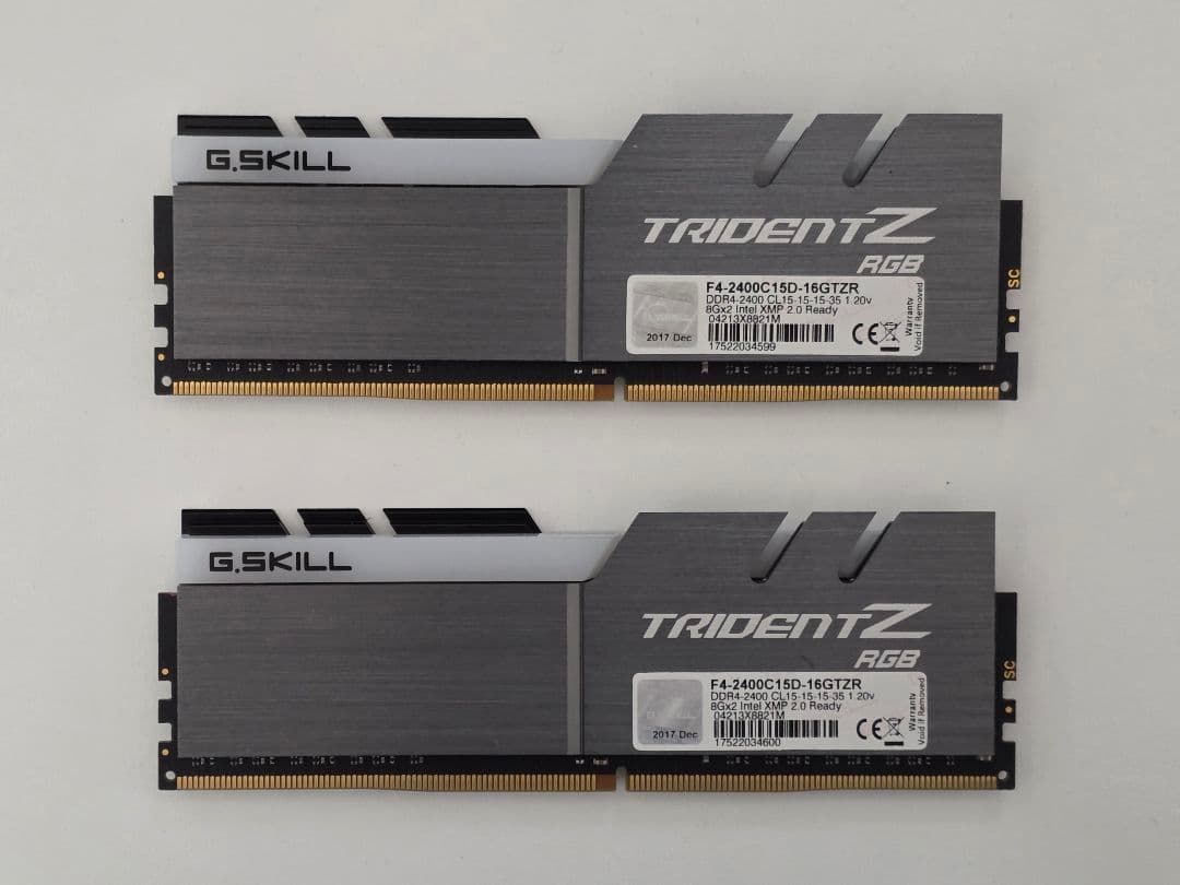 G.SKILL TRIDENT Z RGB DDR4メモリー16GB 8GBx2