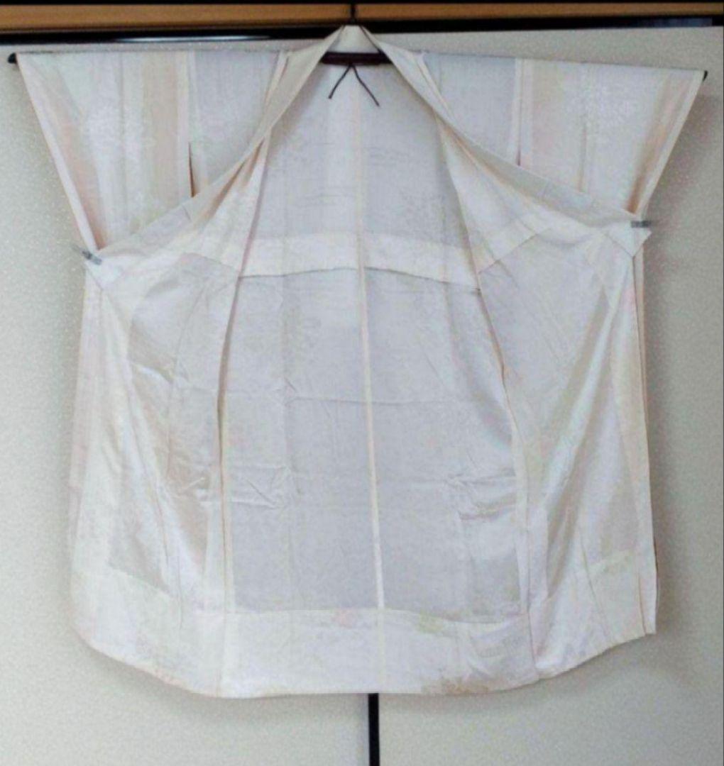 紅色古典柄 縮緬地正絹振袖・長襦袢セット