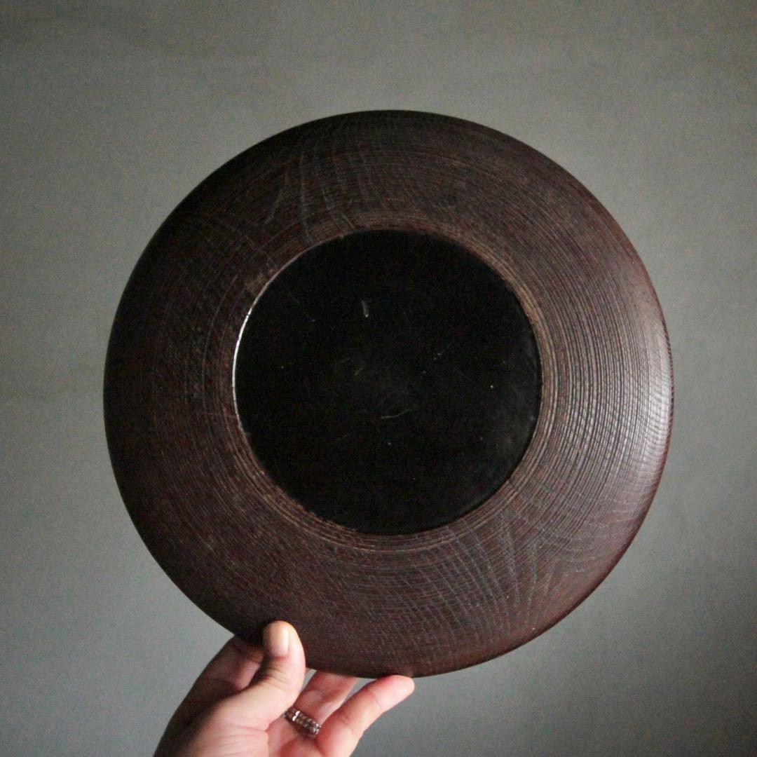 千筋 独楽文 盆 古道具 アンティーク 千筋段文 酒器盆