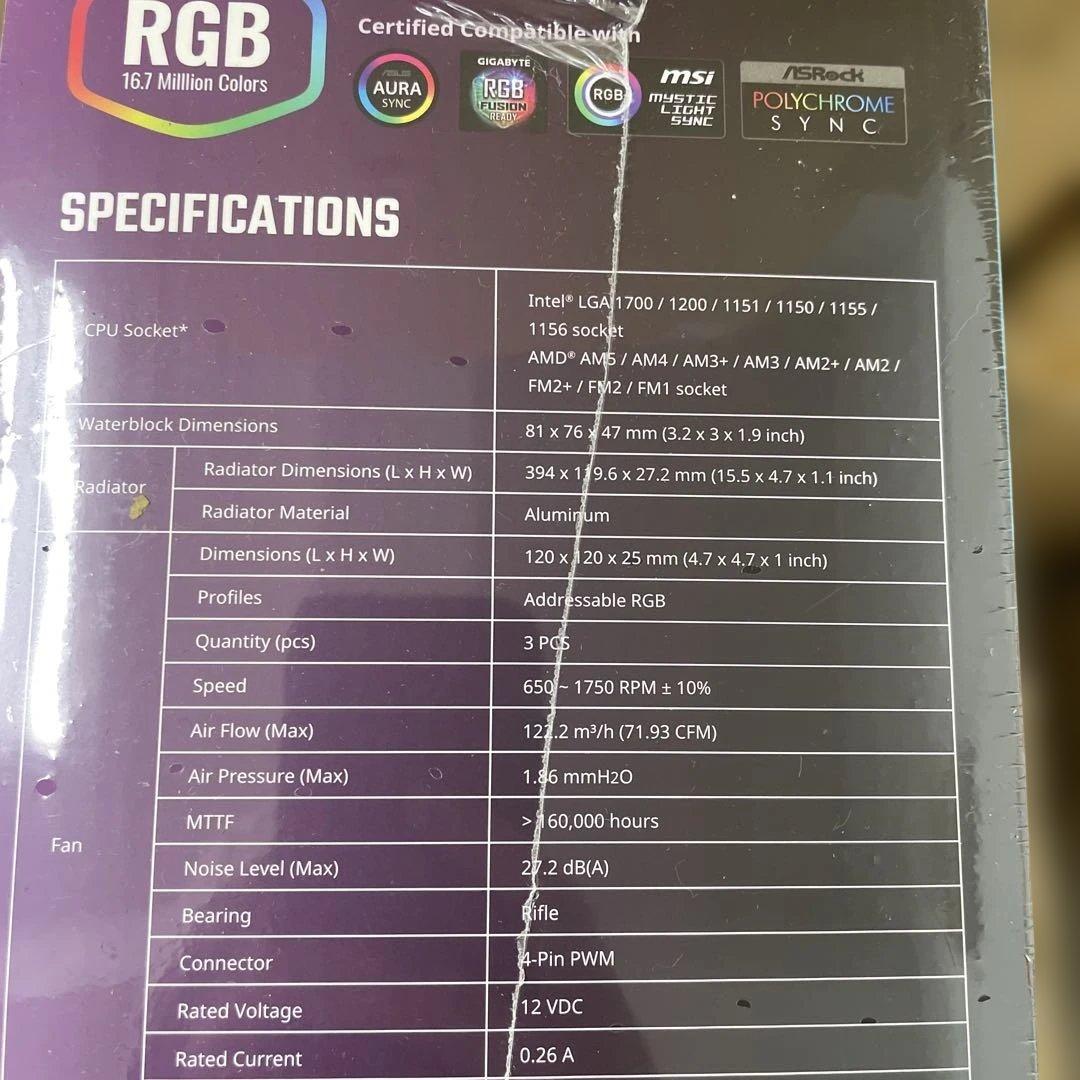 PC用ファン・クーラー 11294 Cooler Master MasterLiquid 360L