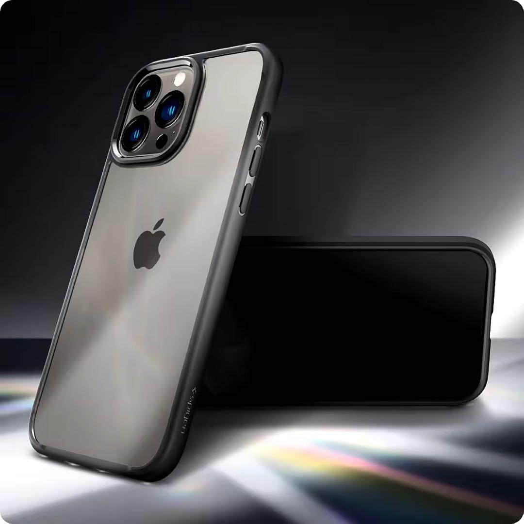 ✨iPhone 13 Pro Maxケース TPU バンパーケース 耐衝撃 黒