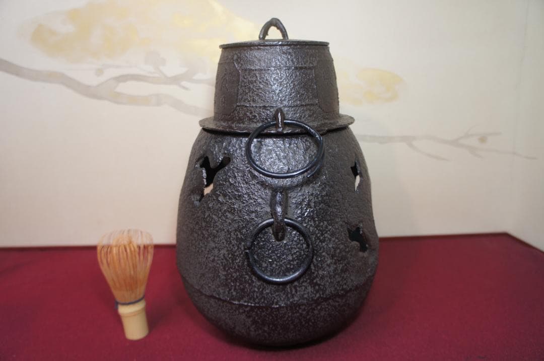 ☆美品必見 千宗旦好 茶飯釜 風炉釜 送料込み