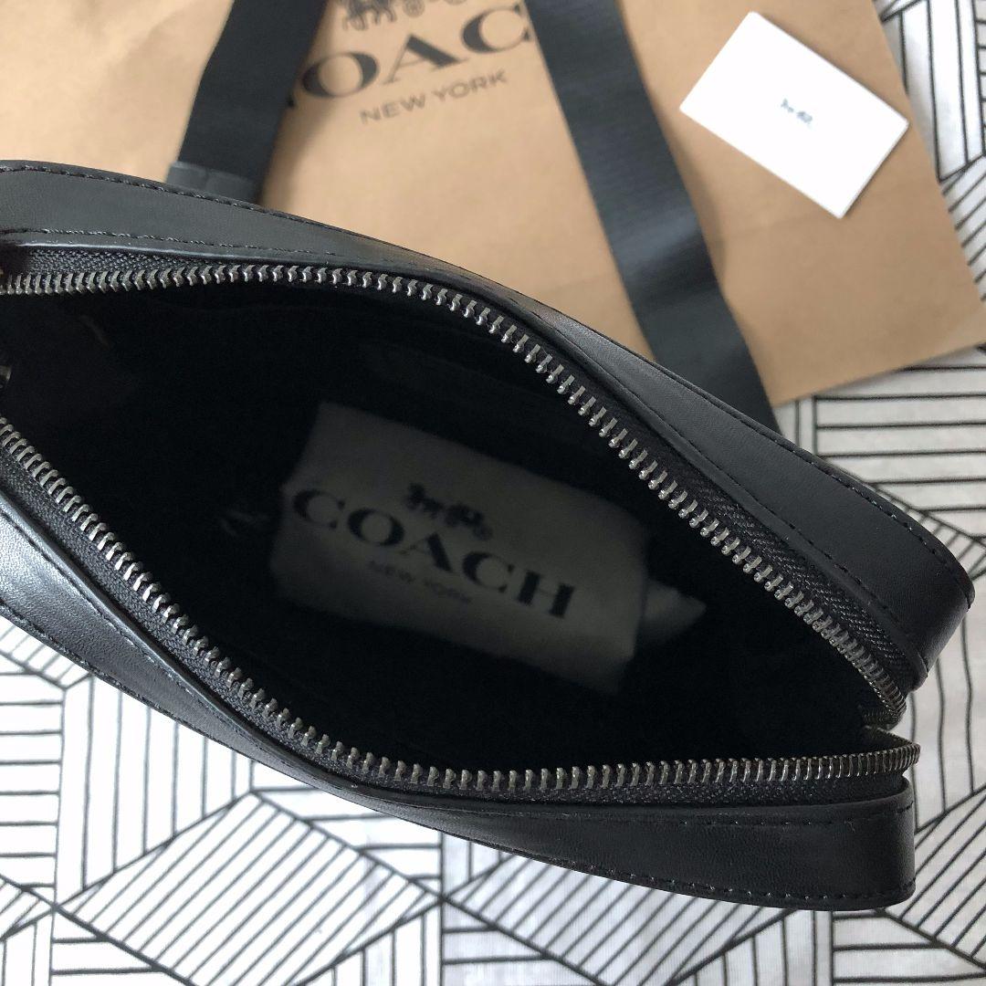COACHコーチバッグ F73336 ブラック ショルダーバッグメンズバッグ