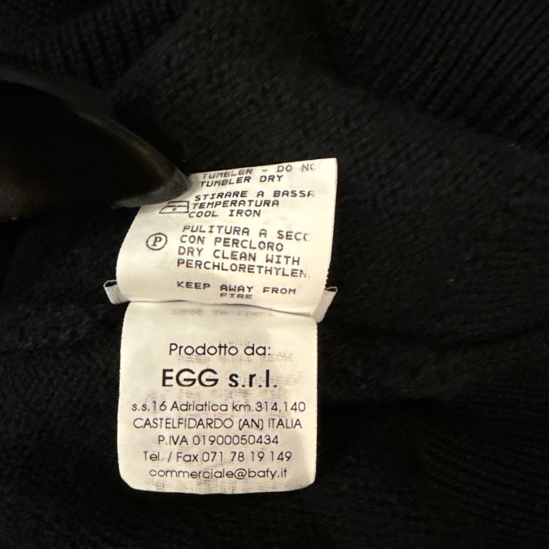 BAFY メリノウールミドルゲージタートルネックエクストラファインメリノウール