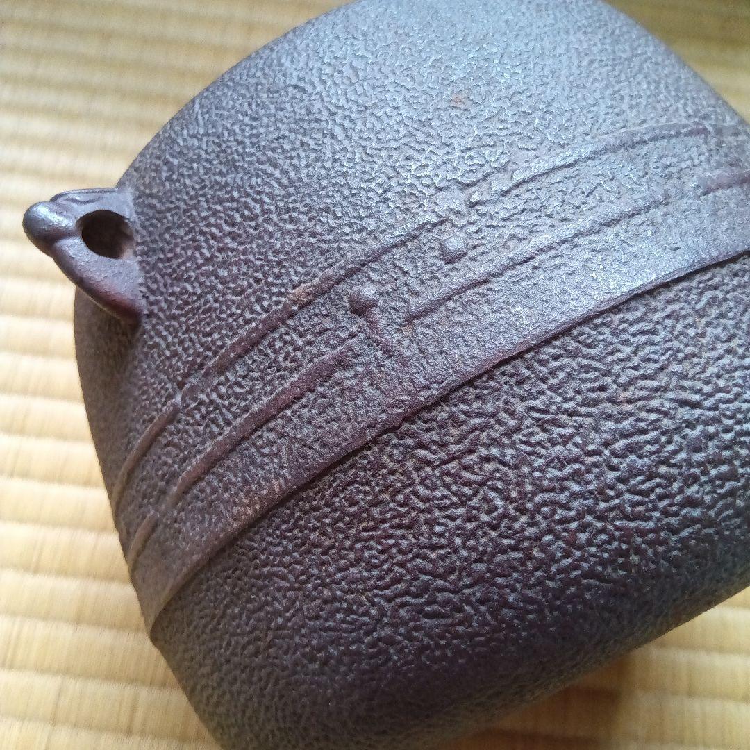 萬代屋小釜　人間国宝　釜師　高橋敬典　在銘　　茶道具