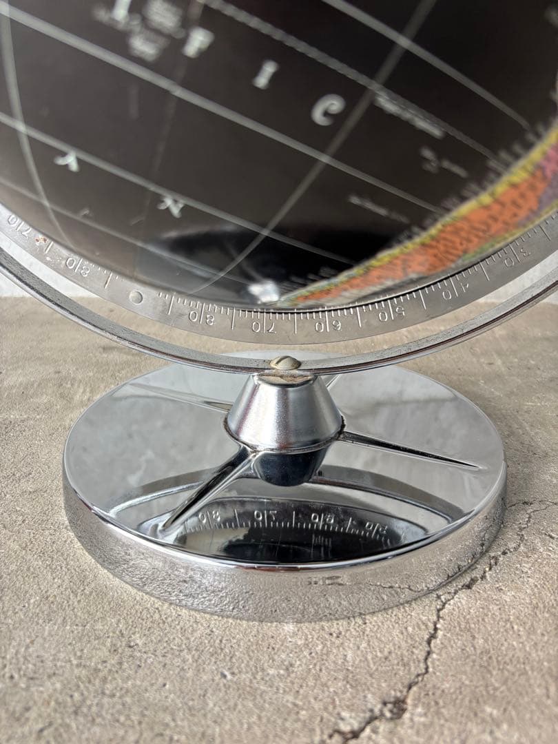 60s 70s 地球儀 黒 ブラックオーシャン REPLOGLE社 ヴィンテージ