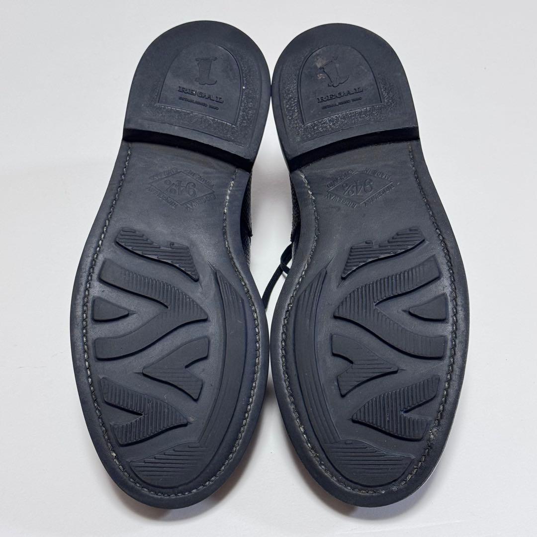 REGAL shoe&co. シボ革 Uチップ レザーシューズ 25cm